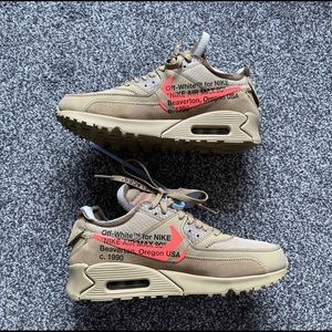 Off white Air Max 90 “Desert Ore” sz 7Y